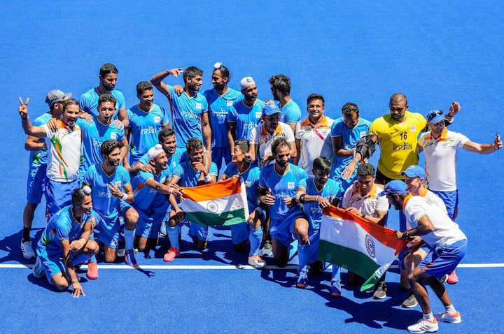 The country celebrated as the Indian men’s hockey team played their heart out and bagged the bronze medal. (Imge Source: PTI)