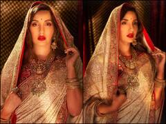 PICS | Nora Fatehi In Saree Is Elegance Personified