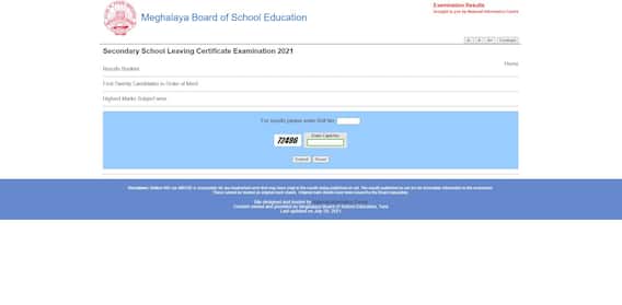 MBOSE SSLC Result 2021: Meghalaya Class 10 Result Declared - Here's Direct Link