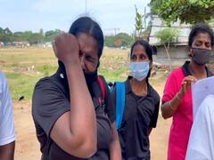 காவலர் தகுதி தேர்வில் இருந்து வெளியேற்றப்பட்ட விதவை பெண்கள் கதறி அழுது தர்ணா...!