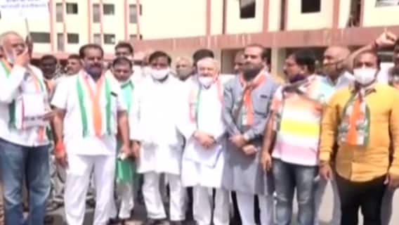 રાજકોટઃ રાજ્ય સરકારના કિસાન સન્માન દિવસનો કોંગ્રેસે કર્યો વિરોધ, જુઓ વીડિયો