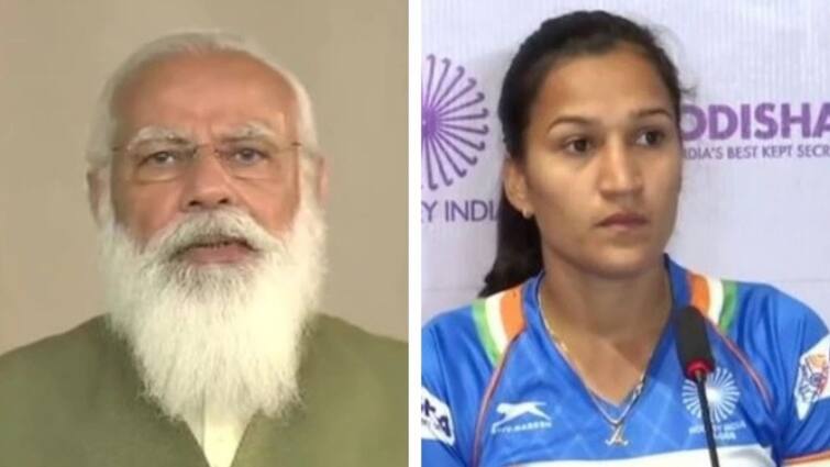 Tokyo Olympics 2020: Indian Women's hockey team breaks down during telephonic conversation with PM Modi Tokyo Olympics 2020: 'তোমরা হকিতে নবজাগরণ ঘটিয়েছ', রানিদের ফোনে বার্তা মোদির