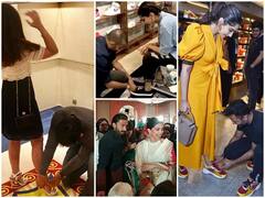 Aawww: किसी ने पब्लिक प्लेस में पहनाए जूते, तो किसी ने भरी महफिल में संभाले सैंडल, धोनी से लेकर रणवीर तक यहां देखिए पत्नियों के जूते बांधते स्टार्स