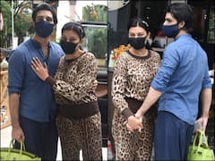 IN PICS | Sushmita Sen Spotted Doing Jewellery Shopping With Beau Rohman Shawl