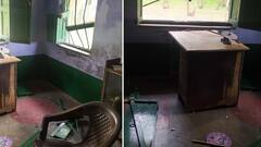 হাতির হানায় আতঙ্ক বাঁকুড়ায়, দরজা ভেঙ্গে তছনছ অঙ্গনওয়াড়ি কেন্দ্র