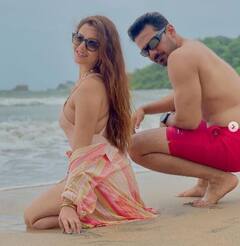 IN PICS: Rubina Dilaik Turns Into Beach Babe Posing In A Sizzling Monokini While On Vacation With Hubby Abhinav Shukla