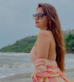 IN PICS: Rubina Dilaik Turns Into Beach Babe Posing In A Sizzling Monokini While On Vacation With Hubby Abhinav Shukla