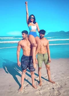 IN PICS: Khatron Ke Khiladi 11's Vishal Aditya Singh, Varun Sood & Sana Makbul's Fun Day Out Is All About BFF Goals!