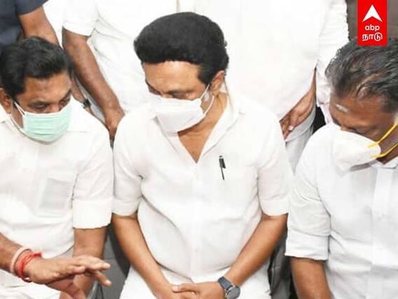 EPS , OPS -ஸோடு மதுசூதனனுக்கு மரியாதை செலுத்திய முதல்வர் ஸ்டாலின் | MK Stalin | Madhusudhanan Death