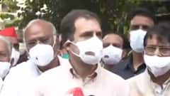 Rahul Gandhi at Jantar Mantar, says 'repeal kaale kanoon'