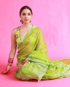 Kiara Advani Photoshoot: பஞ்சுமிட்டாய் கலரும்... பச்சை கலரும்... ஜொலிக்கும் கியாரா அத்வானி..!