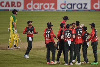 t20 Cricket Bangladesh secure their first series win against australia BANvAUS T-20: கங்காருவை வேட்டையாடிய வங்கப்புலிகள் ஆஸி.,யை தூசியாய் ஊதி தொடரை வென்ற பங்களா.,!