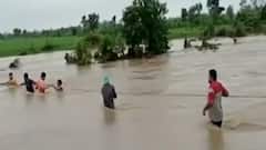 MP: IMD issues Orange alert in 5 districts & Yellow Alert in 12 districts; NDRF carries out rescue ops