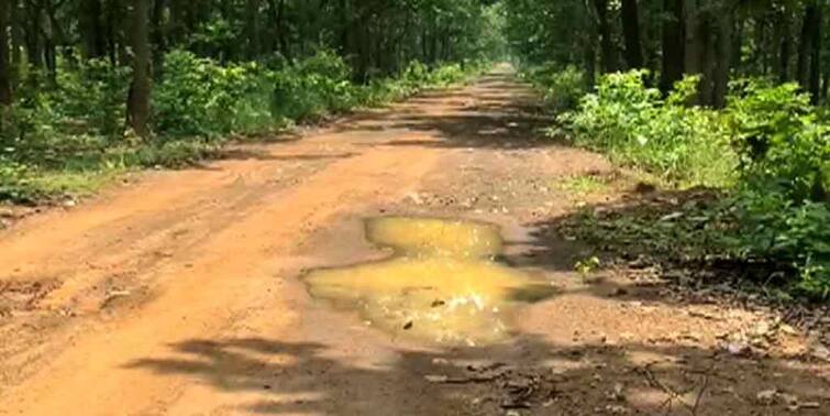 Pashim Burdwan bad road condition at kanksha Kanksa : কাঁকসার শ্যামরূপা মন্দিরে যাওয়ার রাস্তার কঙ্কালসার দশা, সারাইয়ের আশ্বাস বিধায়কের