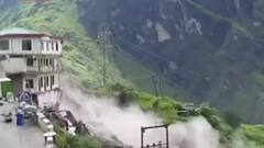 Joshimath: एक बार फिर बरपा कुदरत का कहर, ताश के पत्तों की तरह बिखरा चार मंजिला होटल | ABP Ganga