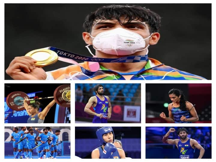 Tokyo Olympic 2021 India medal list winners list gold silver bronze medal tally 7 august 2021 India ranking Neeraj Chopra wins gold India Medal Tally, Tokyo 2020: மீராபாய் சானு டூ நீரஜ் சோப்ரா - டோக்கியோ ஒலிம்பிக் இந்திய பதக்கங்கள்!