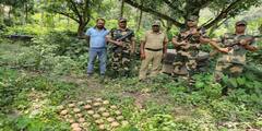 সীমান্ত এলাকায় হামলার ষড়যন্ত্র, বিপুল পরিমাণ দেশী বোমা আটক BSF-এর