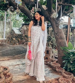 PICS: 9-Month Pregnant Kishwer Merchant Flaunts Baby Bump As She Poses With Hubby At BFF's Wedding