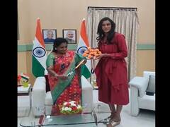 PV Sindhu Update: ”அடுத்து தங்கம் வெல்வீர்கள்..” : ஆளுநர் தமிழிசை செளந்தரராஜனிடம் வாழ்த்து பெற்ற பி.வி.சிந்து..!