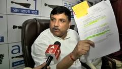 AAP MP Sanjay Singh alleges scam in Jal Jeevan Mission scheme