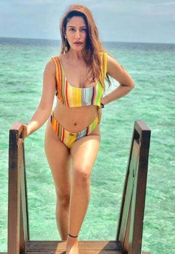 IN PICS: TV Actress Surbhi Chandna Stuns In Bikinis While Holidaying In Maldives