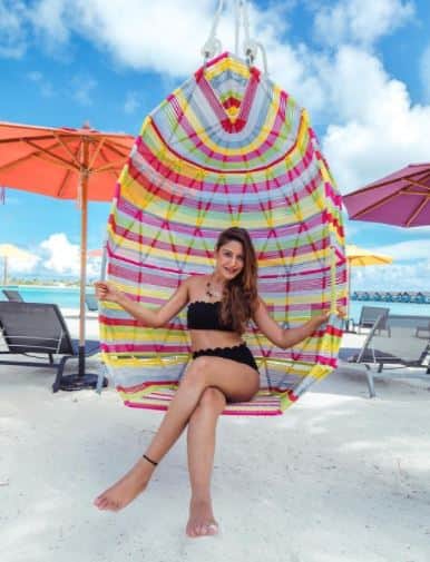 IN PICS: TV Actress Surbhi Chandna Stuns In Bikinis While Holidaying In Maldives