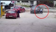 Lucknow में रईसजादे की शर्मनाक करतूत, पैसे मांगने पर पेट्रोल पंप कर्मचारी को घसीटा