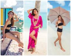 ब्लॅक बिकिनीत दिसली इश्कबाज फेम सुरभी चंदना; मालदीवच्या सुट्टीतील छायाचित्रे पाहून चाहते घायाळ