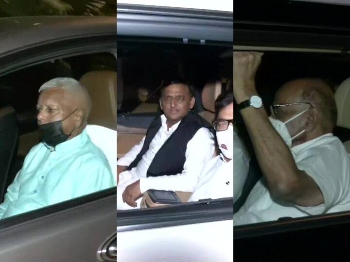 Leaders of many opposition parties reached Kapil Sibals house for dinner called for unity to defeat BJP कपिल सिब्बल के घर डिनर करने पहुंचे कई विपक्षी दल के नेता, BJP को हराने के लिए एकजुटता का किया आह्वान