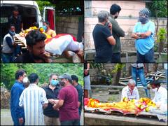 IN PICS | Glimpses Of Anupam Shyam’s Funeral; Sanjay Mishra & Other Celebs Attend Last Rites