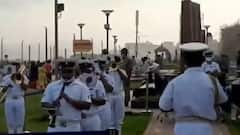 Indian Eastern Naval command band enthralls everyone during Swarnim Vijay Varsh celebration
