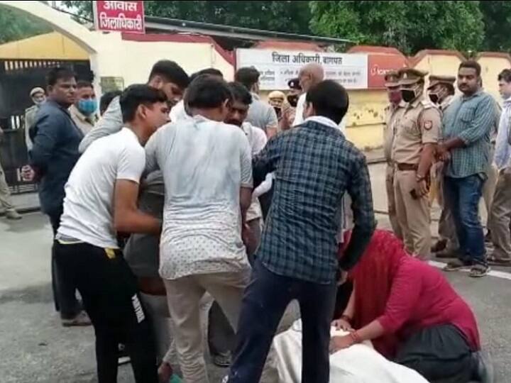 Baghpat Accident People Who went Morning Walk was Crushed By Police Car ann मॉर्निंग वॉक कर रहे शख्स को पुलिस की गाड़ी ने कुचला, ग्रामीणों ने किया हंगामा 