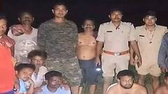 Birbhum: কাঁকড়তলায় জলের তোড়ে ভেসে যাওয়া বিদ্যুৎ দফতরের কর্মীদের উদ্ধার পুলিশের