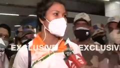 India लौट कर बोलीं Lovlina Borgohain- आगे और मेडल लेकर आना है | Tokyo Olympics