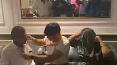 Emotional Moment: Neeraj Chopra honors parents with Gold medal | ABP Exclusive Visuals