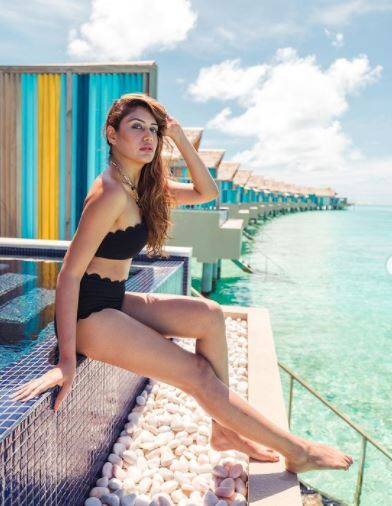 IN PICS: TV Actress Surbhi Chandna Stuns In Bikinis While Holidaying In Maldives