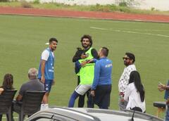 IN PICS: Ranveer Singh-Arjun Kapoor's BROMANCE On Field During Football Match