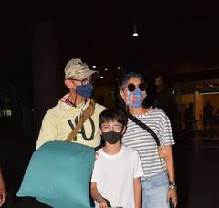 In Pics | 'हम साथ साथ है' घटस्फोटानंतर आमीर खान -किरण राव  सगळीकडे  एकत्र