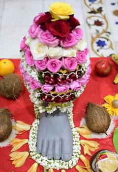 Lalbaugcha Raja : लालबागच्या राजाचा पाद्यपूजन सोहळा संपन्न!