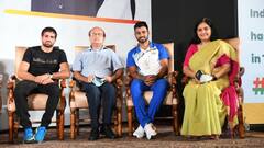 Indian Athletes Felicitation Ceremony: অলিম্পিক্সে পদকজয়ীদের সংবর্ধনা দিলেন অনুরাগ ঠাকুর, কিরেন রিজিজু