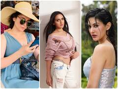 ईशा देओल ने फ्लॉन्ट किया कमर पर बना सेक्सी टैटू, सेट पर नर्वस दिखे वरुण धवन, देखें सेलेब्स की आज की ये तस्वीरें