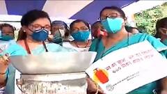 Chandrima Bhattacharya: জ্বালানির মূল্যবৃদ্ধির অভিনব প্রতিবাদ, উনুন জ্বালিয়ে জলেই রান্না চন্দ্রিমার