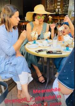 IN PICS: Kangana Ranaut Spends Quality Time With Sister Rangoli Chandel, Nephew Prithivi In Budapest