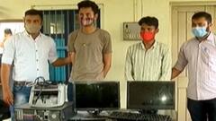 અમદાવાદ: રખિયાલ વિસ્તારમાં ઝડપાયું બોગસ કોલ સેન્ટર, બે શખ્સો પાસેથી 91 હજારનો મુદ્દામાલ જપ્ત