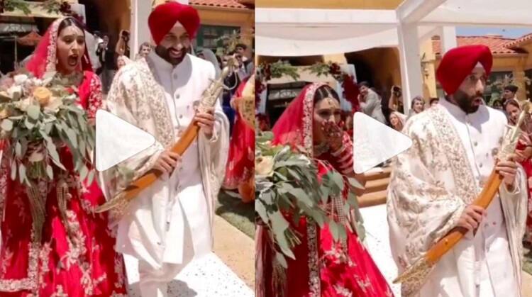 Dulha Dulhan shocked at photographer's behaviour at wedding - Watch viral video மணமக்களுக்கே ஷாக் கொடுத்த ஃபோட்டோகிராபர்? இதுதான் ’வெட்டிங்’ ஃபோட்டோகிராபியா ப்ரோ? வைரல் வீடியோ..