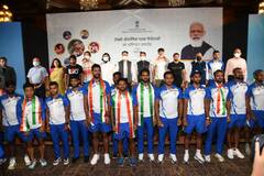 Indian Athletes Felicitation Ceremony: অলিম্পিক্সে পদকজয়ীদের সংবর্ধনা দিলেন অনুরাগ ঠাকুর, কিরেন রিজিজু