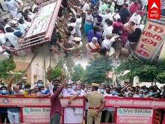 SP Velumani House Raid : SP வேலுமணி வீட்டில் சோதனை..தடுப்புகளை தூக்கி எறிந்த அதிமுக தொண்டர்கள்