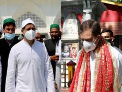 जम्मू-कश्मीर: खीर भवानी मंदिर और हजरतबल दरगाह गए राहुल गांधी | देखें तस्वीरें