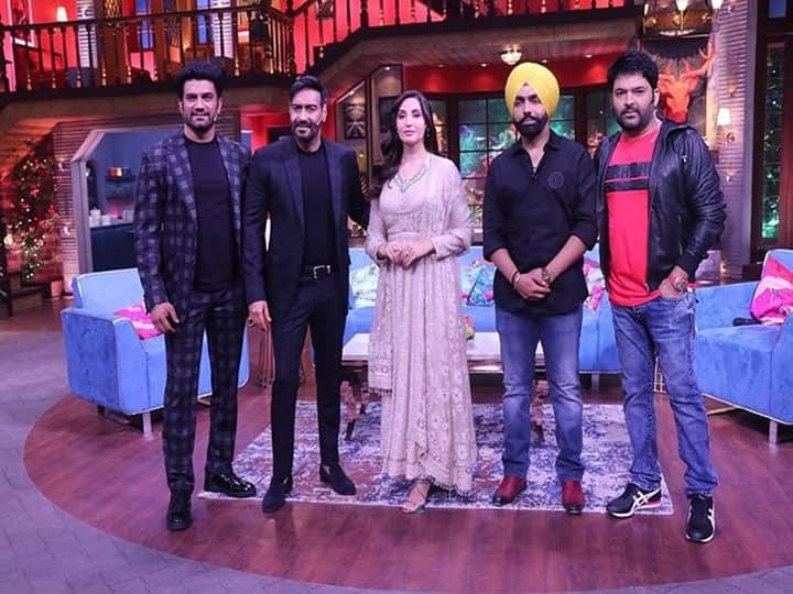 Kapil Sharma Share Phtos With Ajay Devgn Kapil Sharma ने अपने शो में Ajay Devgn के साथ की जमकर मस्ती, सोशल मीडिया पर शेयर की फोटोज