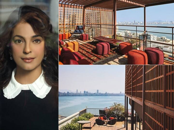 बॉलीवुड एक्ट्रेस जूही चावला अपने पति के साथ मुंबई के पॉश इलाके मालाबार हिल्स में रहती है. उनके पास यहां एक शानदार बंगला है जो किसी आलीशान महल से कम नहीं है. ये बंगला उनके पति जय मेहता की पैतृक संपत्ति हैं.